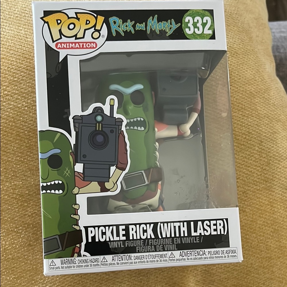 Funko Green and Black Pickle Rick Collectible